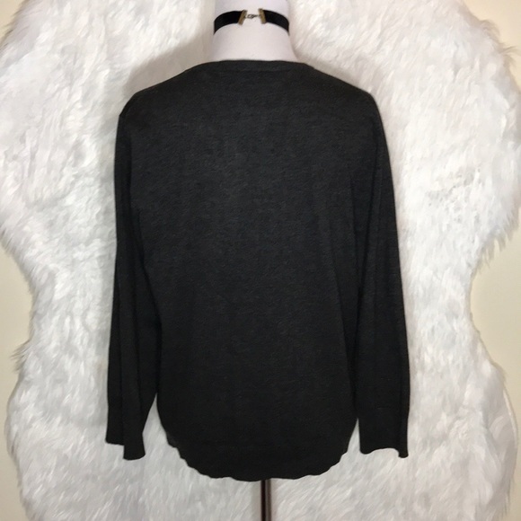 Cable & Gauge Gray Embellished Cardigan - Picture 5 of 7